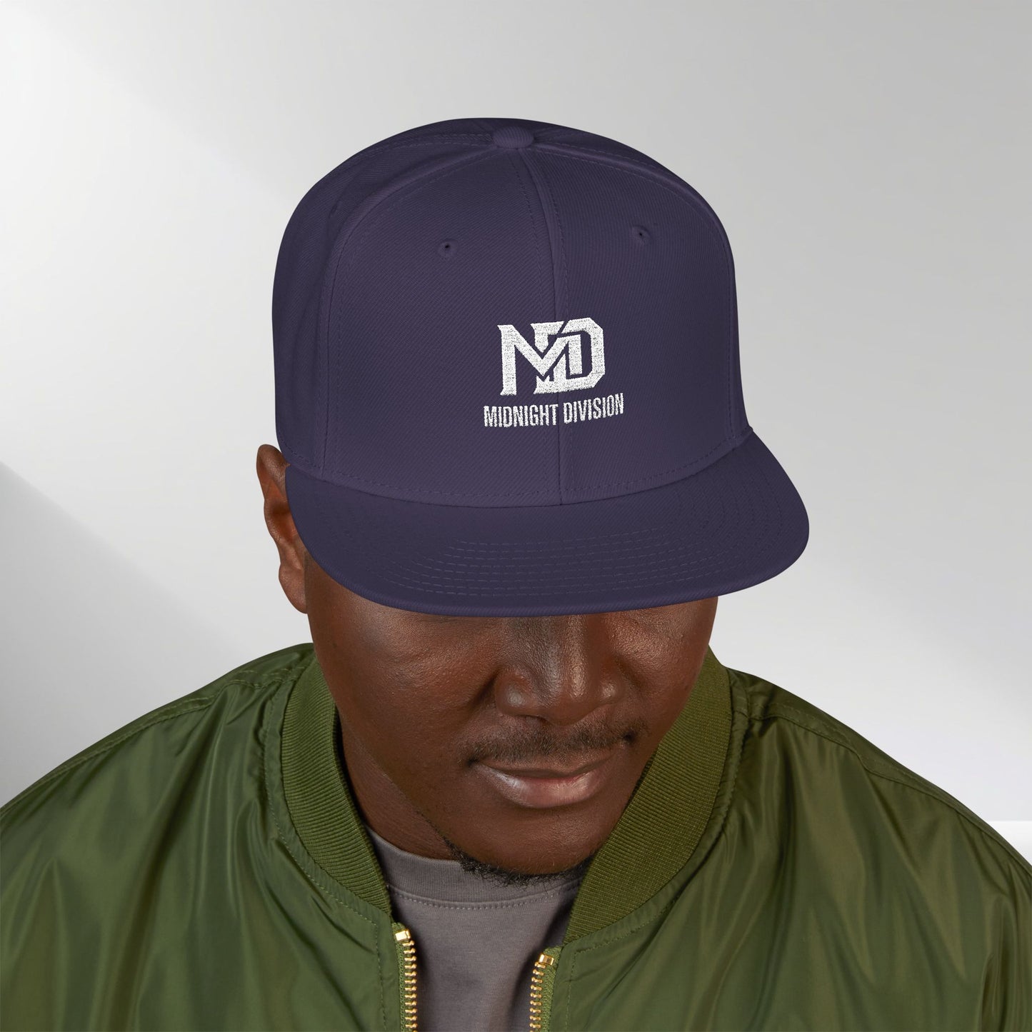 Embroidered Snapback Hat
