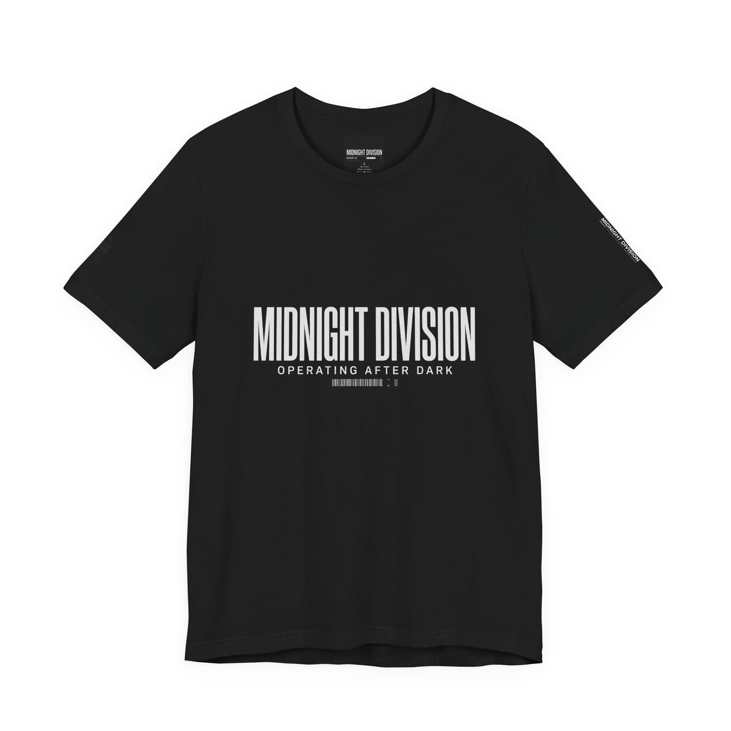Midnight Division Graphic Tee — "After Dark Operations" Urban Streetwear