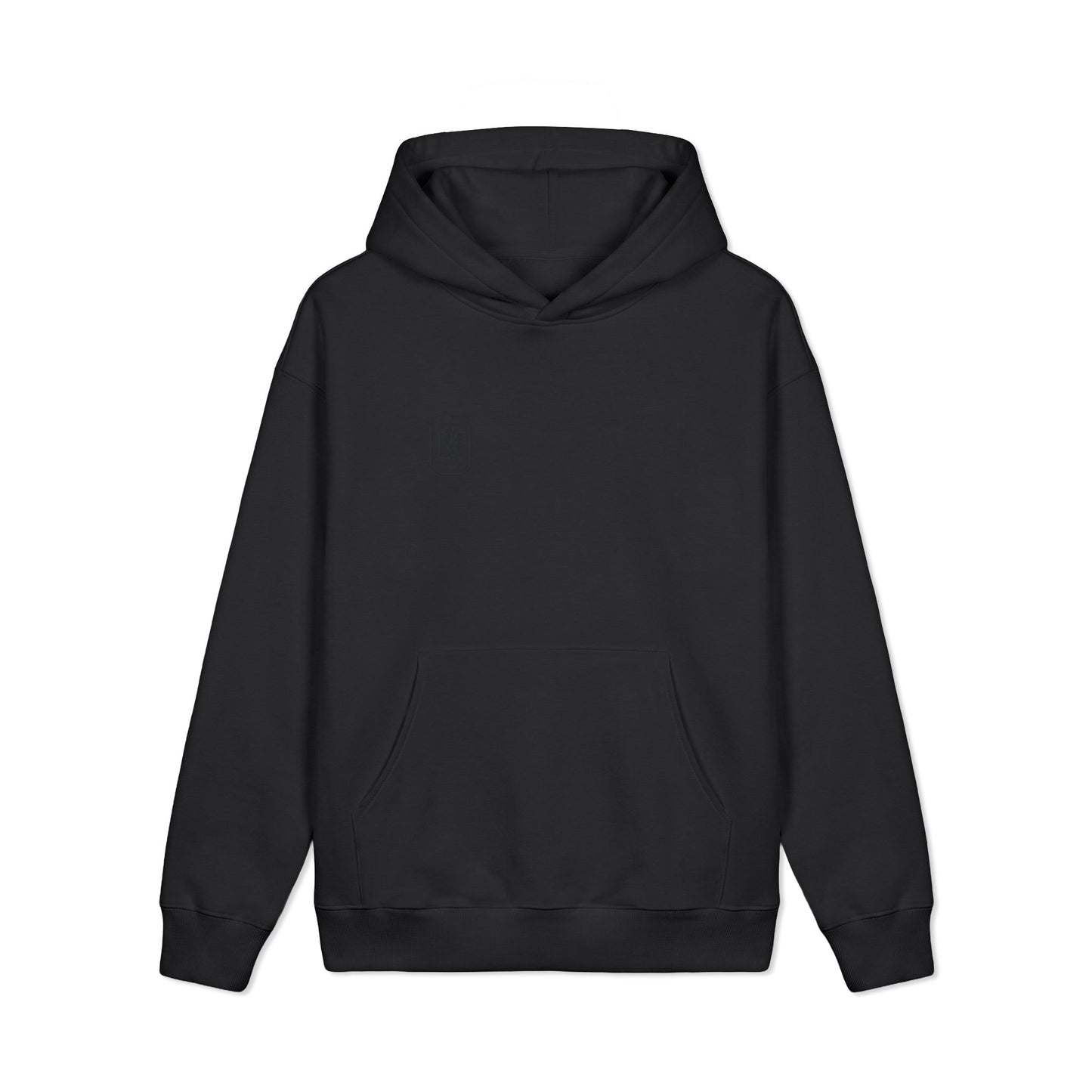 Midnight Division Logo Hoodie — Vintage Raven Emblem Heavyweight Hoodie