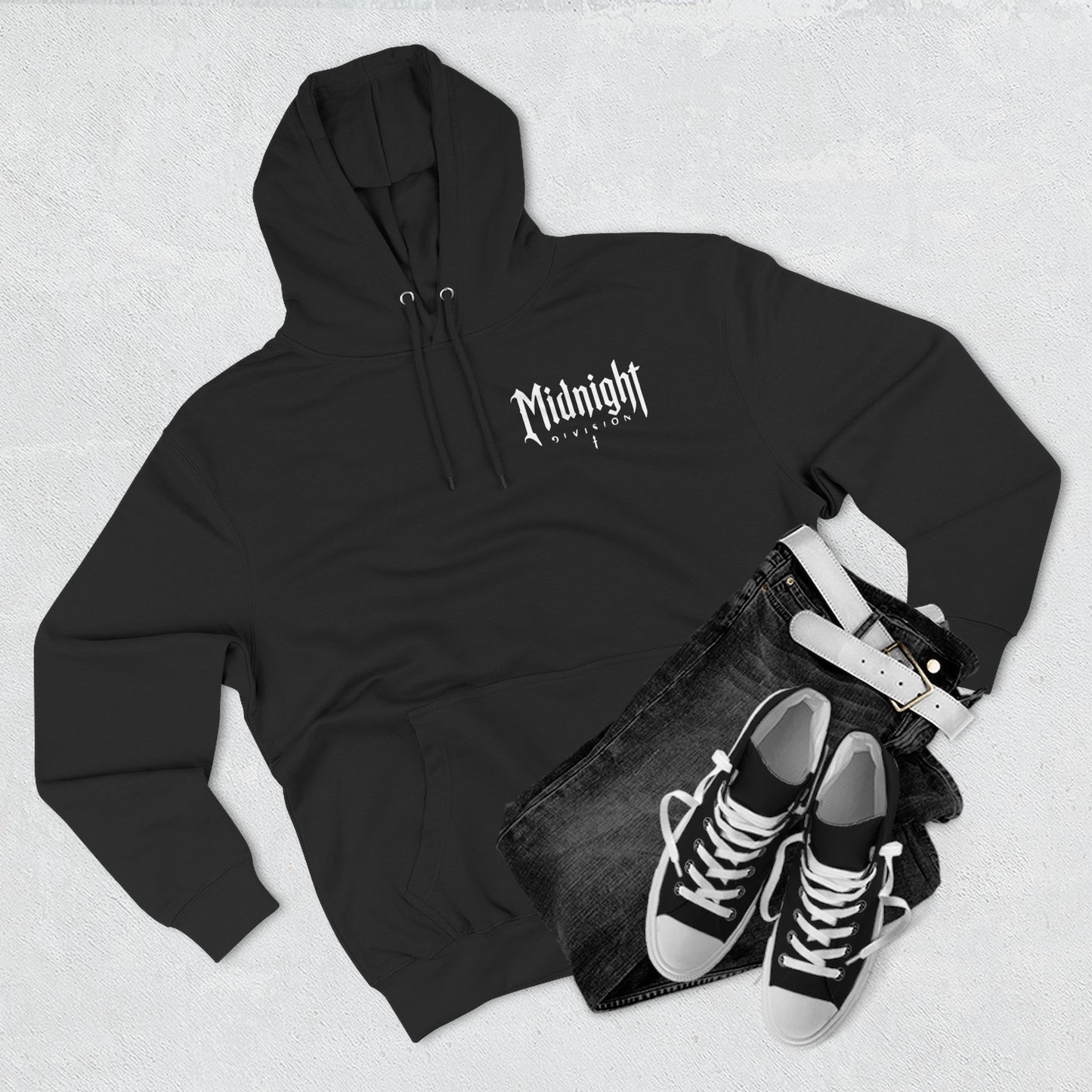 Midnight Division Hoodie – 'Operating After Dark' Graphic Pullover