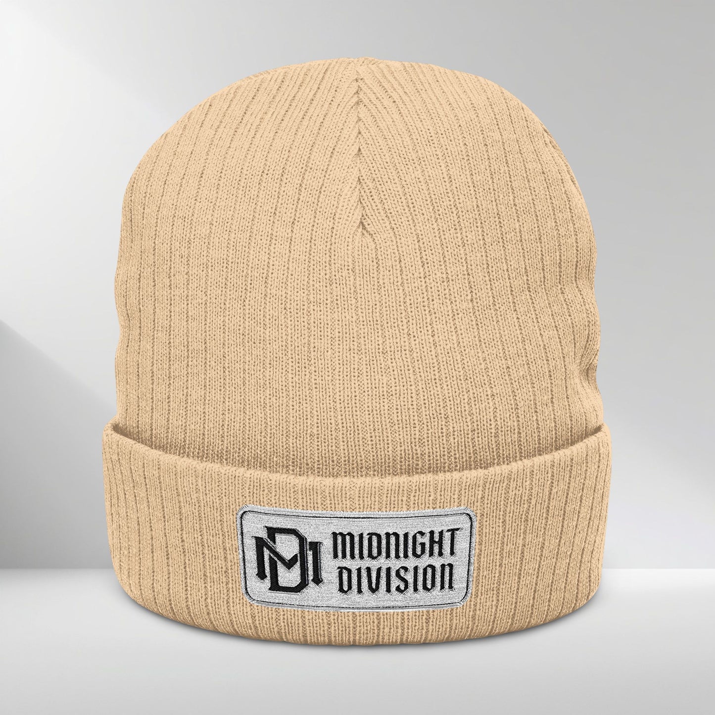 Ribbed Knit Beanie (Embroidery)
