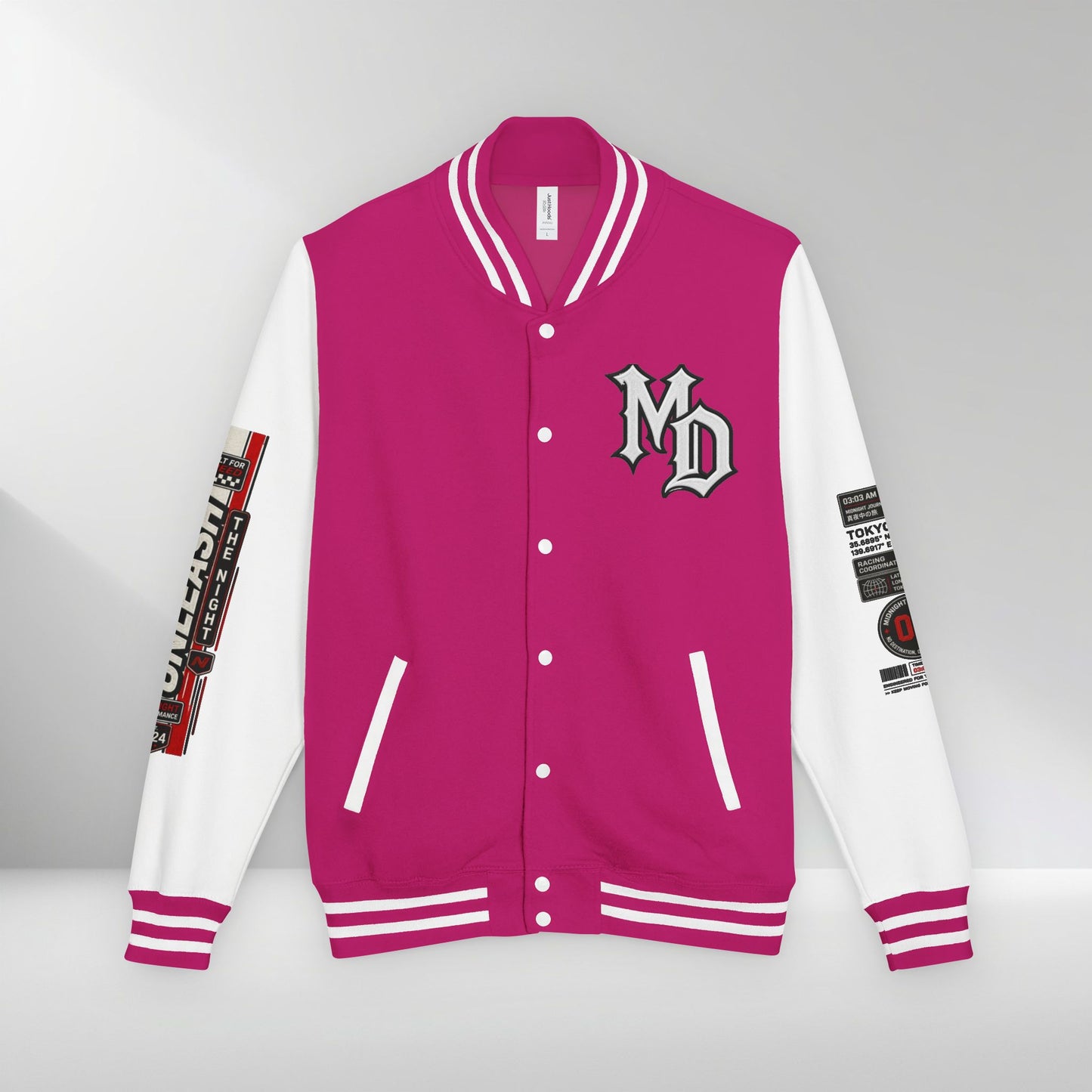 Midnight Division Racing Letterman Jacket