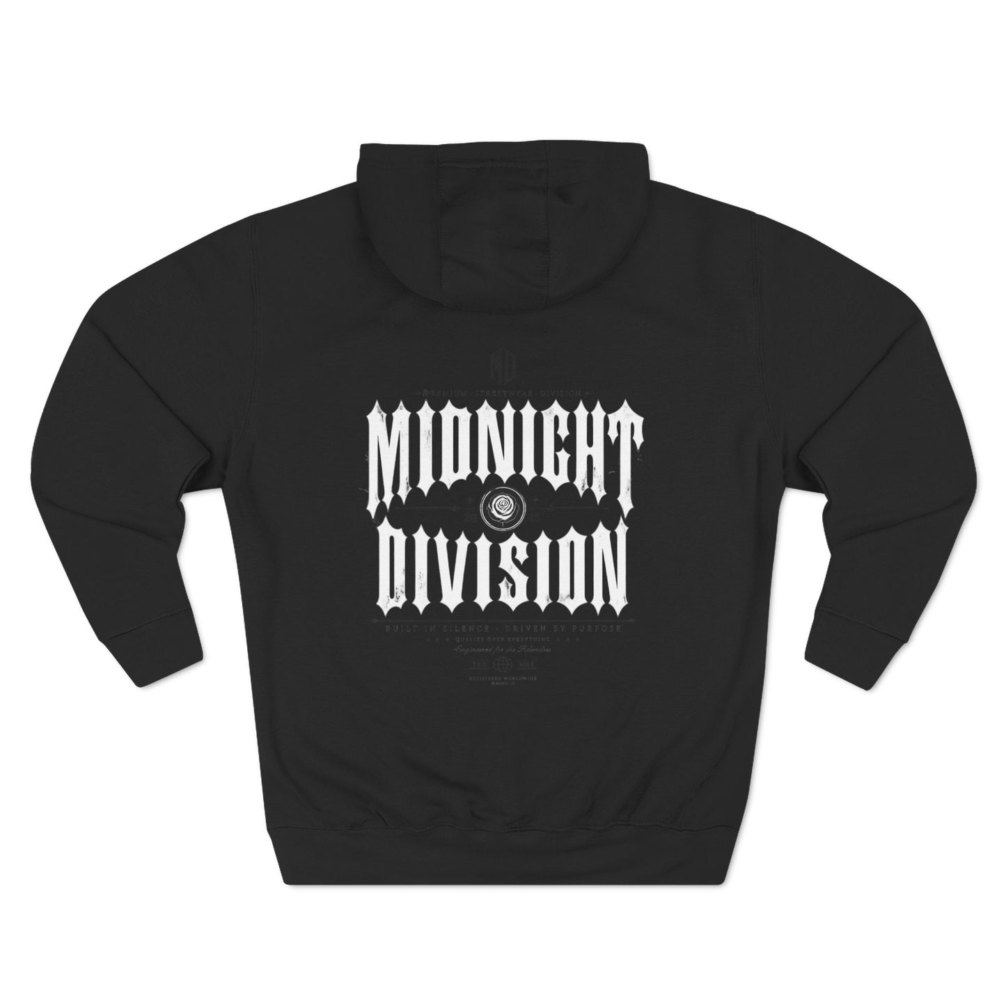 Midnight Division Hoodie – 'Operating After Dark' Graphic Pullover