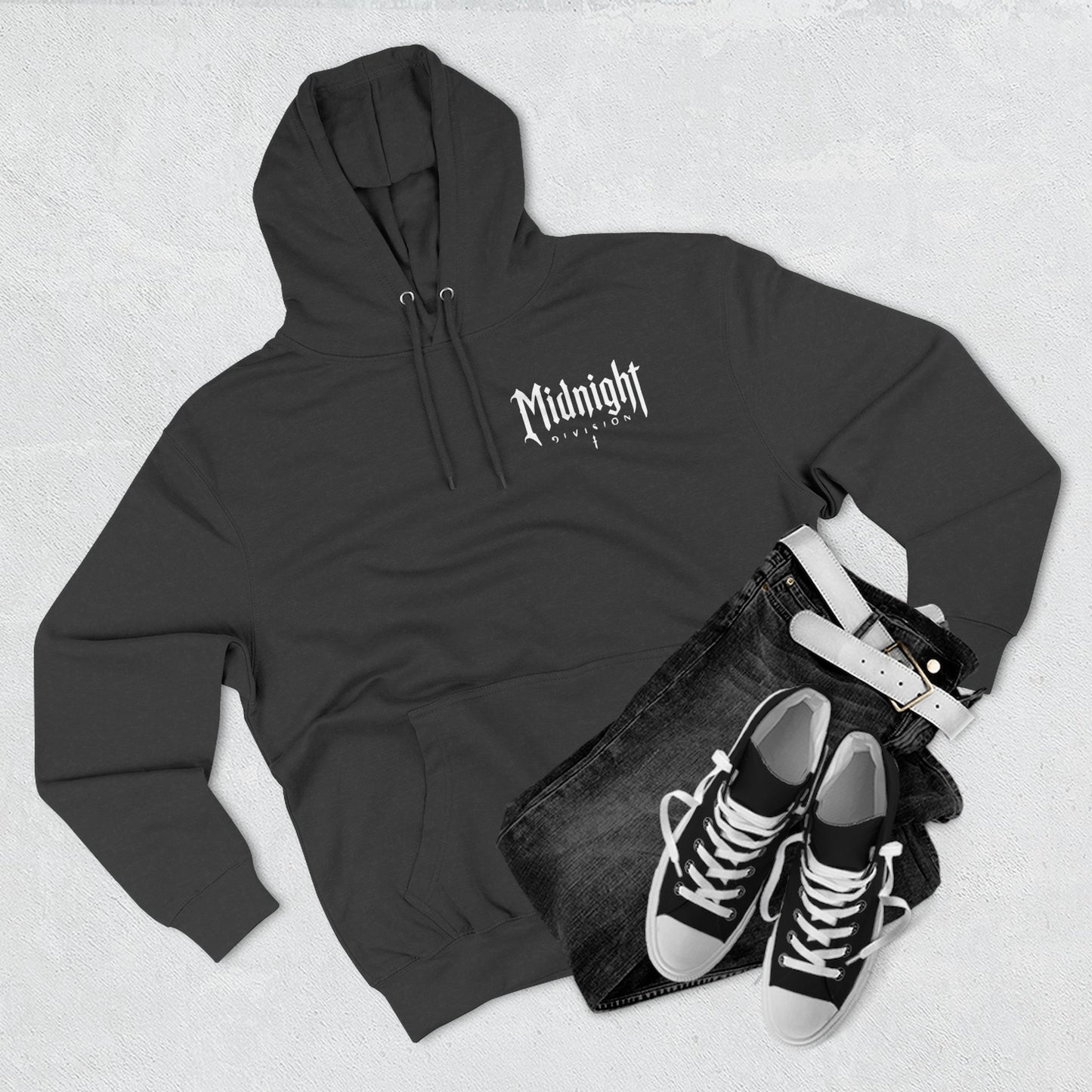 Midnight Division Hoodie – 'Operating After Dark' Graphic Pullover