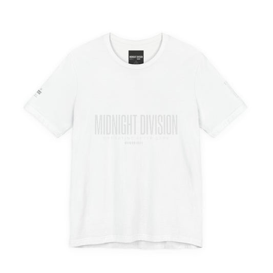 Midnight Division Graphic Tee — "After Dark Operations" Urban Streetwear