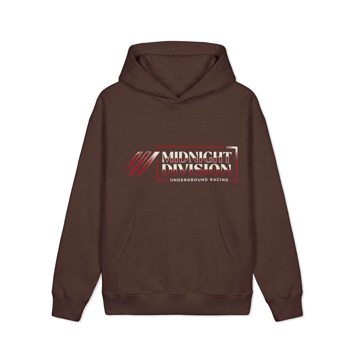Midnight Division Logo Hoodie — Vintage Raven Emblem Heavyweight Hoodie