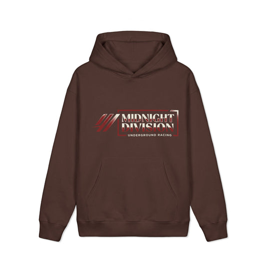 Midnight Division Logo Hoodie — Vintage Raven Emblem Heavyweight Hoodie