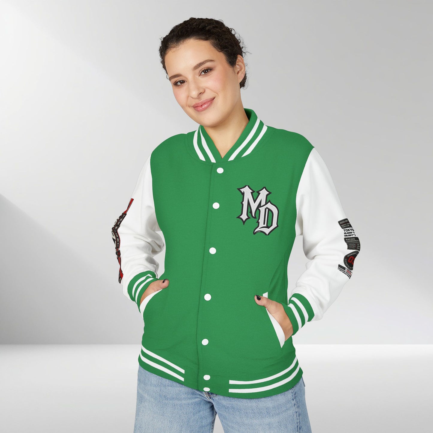 Midnight Division Racing Letterman Jacket