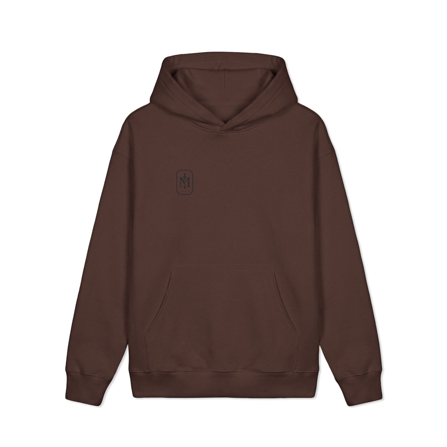 Midnight Division Logo Hoodie — Vintage Raven Emblem Heavyweight Hoodie