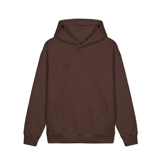 Midnight Division Logo Hoodie — Vintage Raven Emblem Heavyweight Hoodie