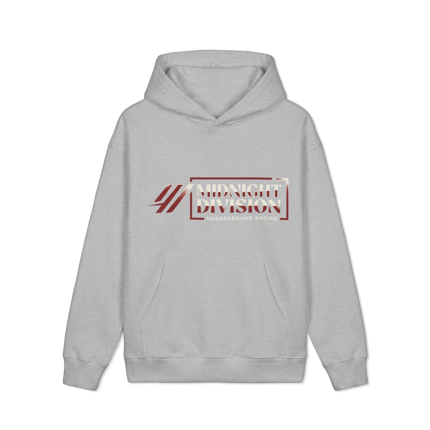 Midnight Division Logo Hoodie — Vintage Raven Emblem Heavyweight Hoodie