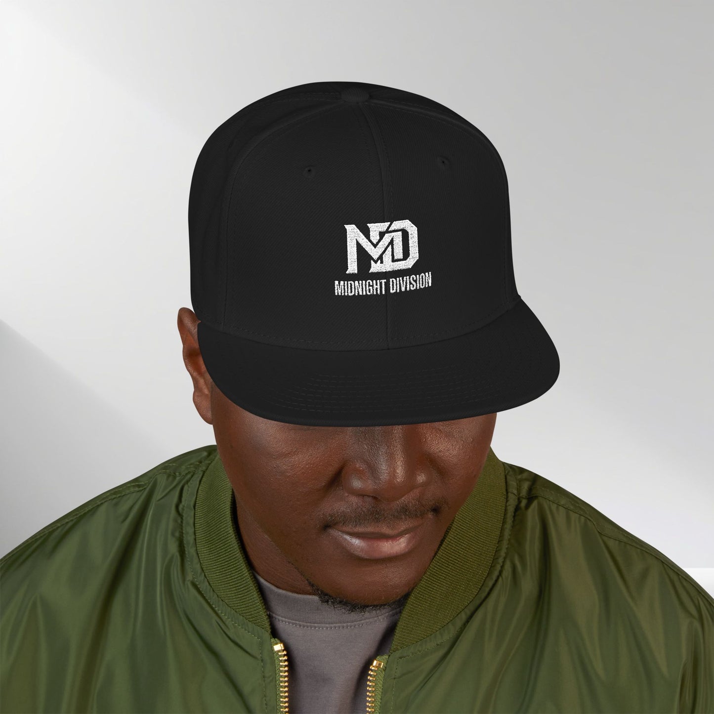 Embroidered Snapback Hat