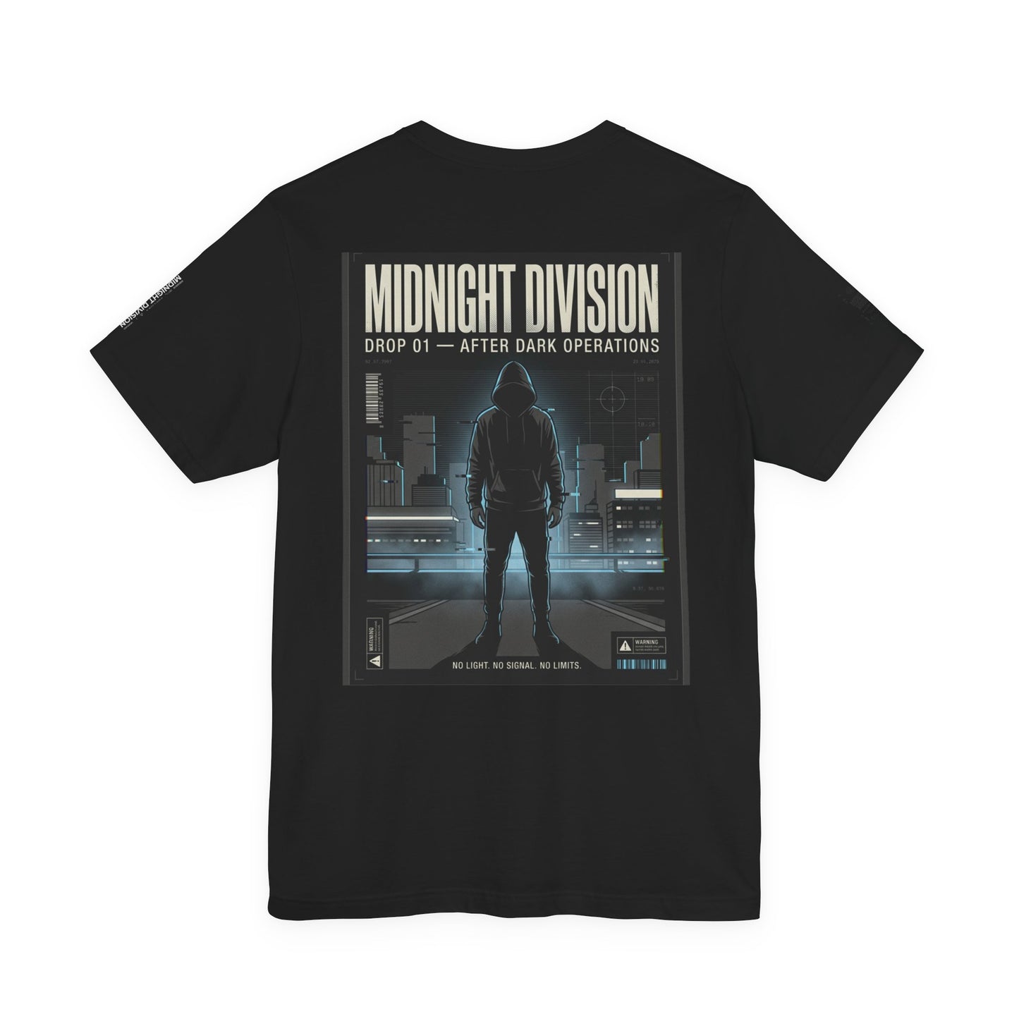Midnight Division Graphic Tee — "After Dark Operations" Urban Streetwear