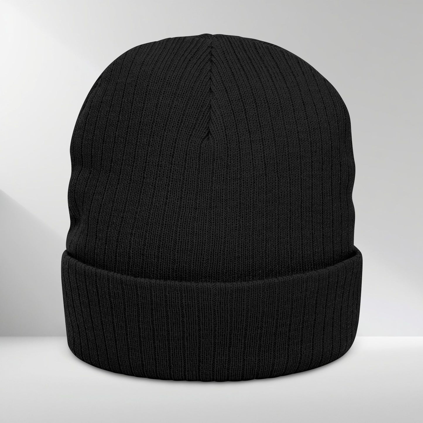 Ribbed Knit Beanie (Embroidery)