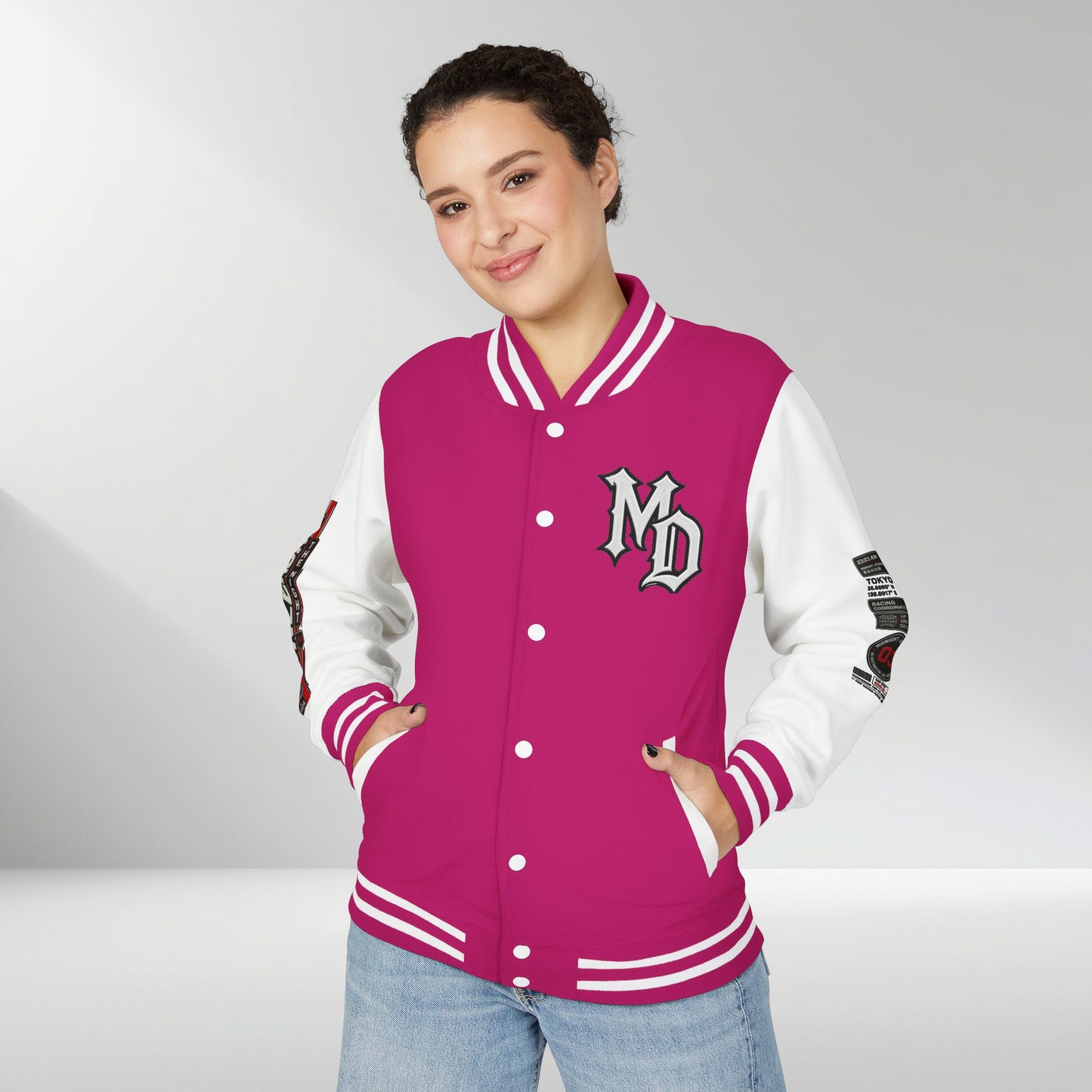 Midnight Division Racing Letterman Jacket