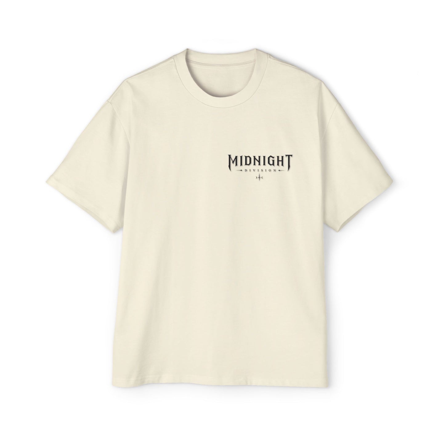 Midnight Division Graphic Tee — Men's Oversized Streetwear T-Shirt