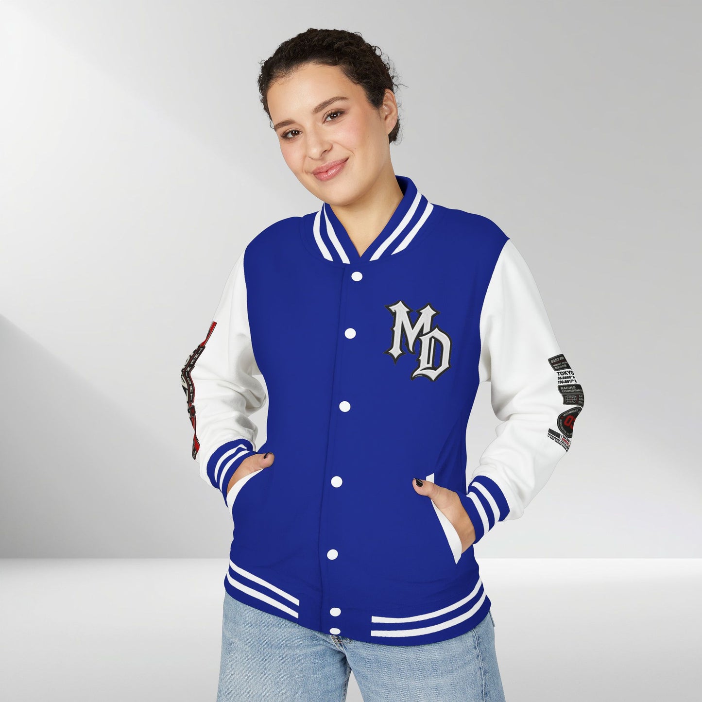 Midnight Division Racing Letterman Jacket