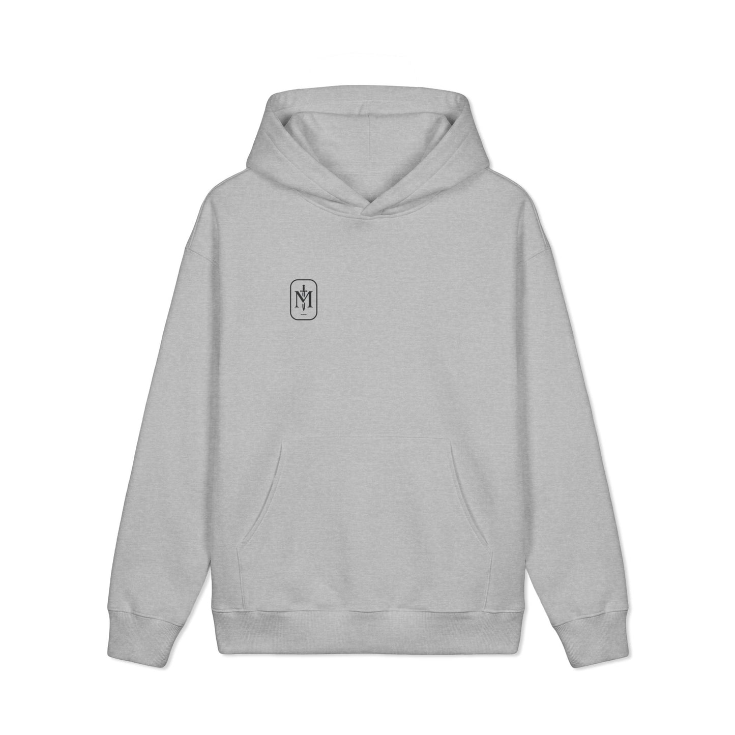 Midnight Division Logo Hoodie — Vintage Raven Emblem Heavyweight Hoodie