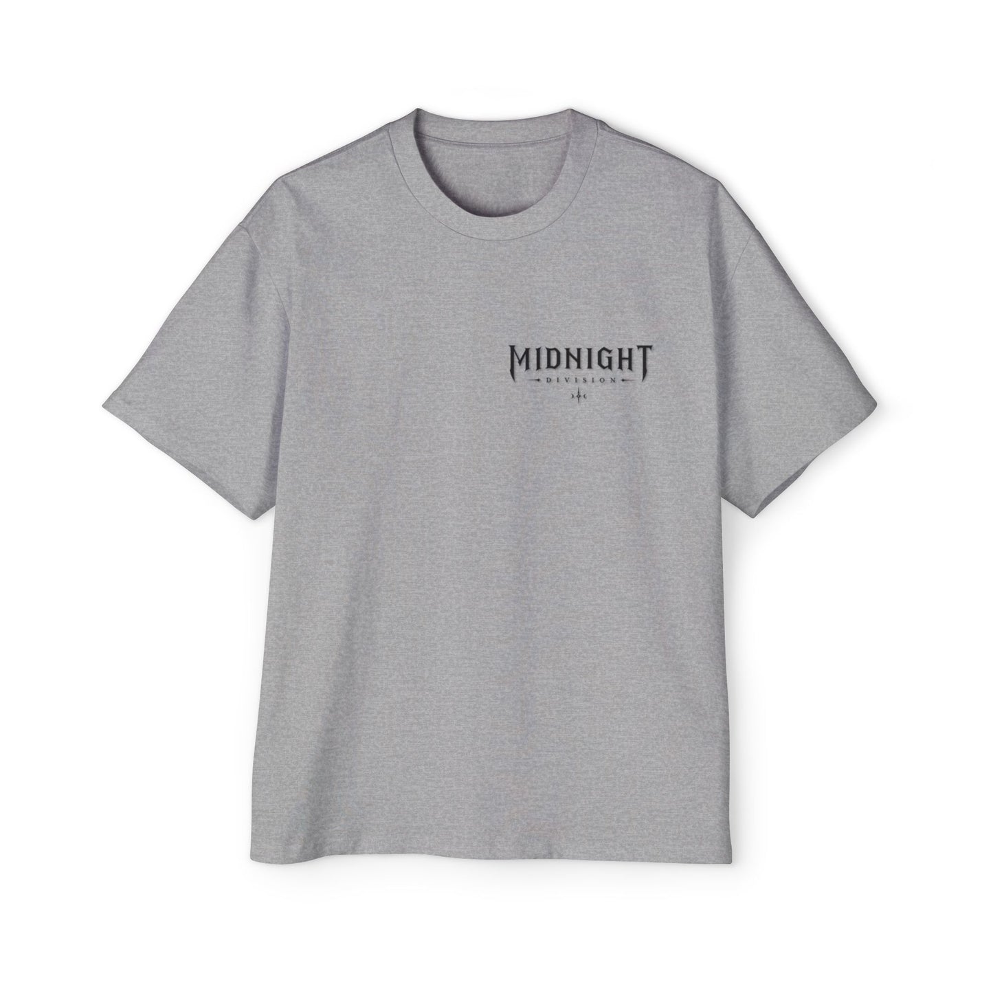 Midnight Division Graphic Tee — Men's Oversized Streetwear T-Shirt
