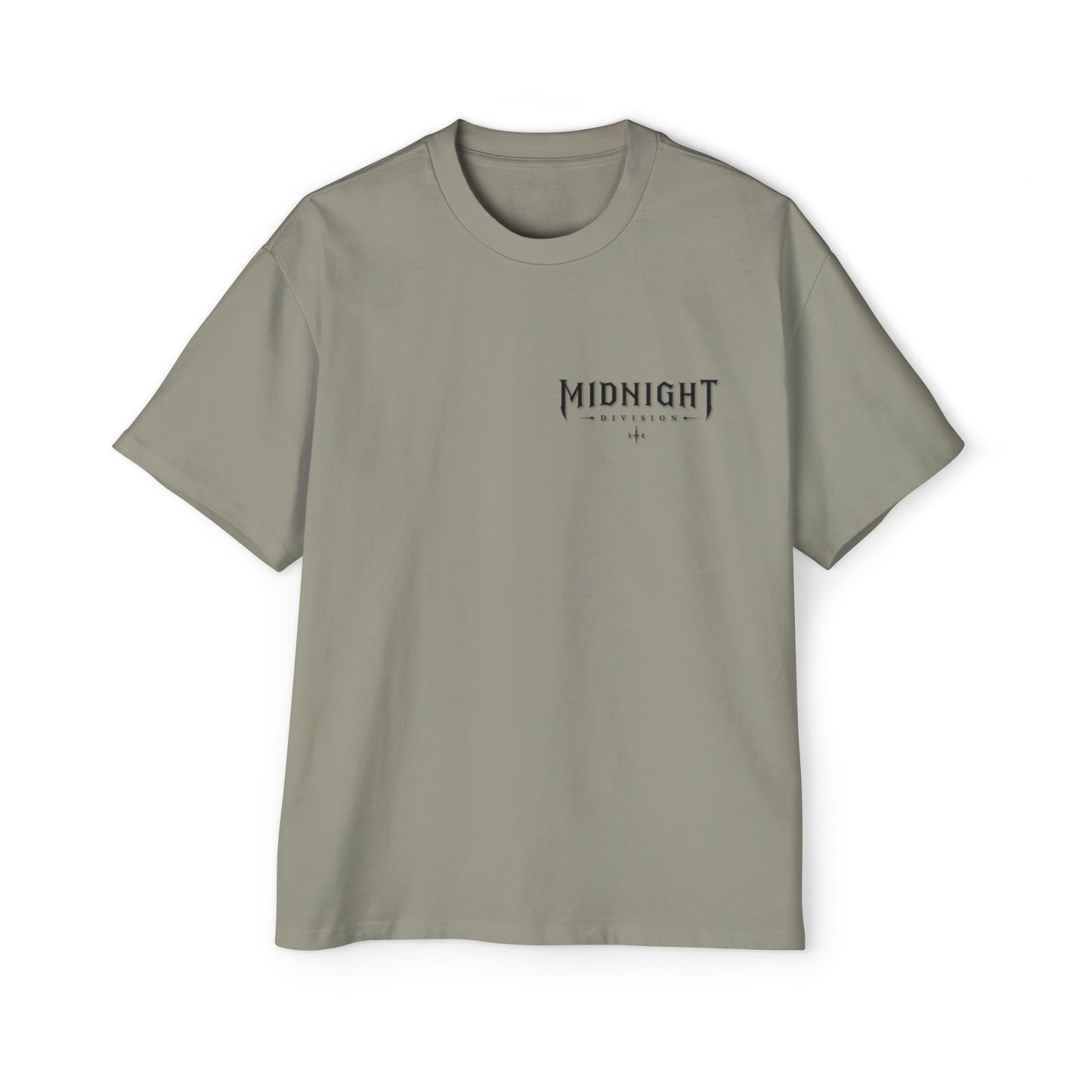 Midnight Division Graphic Tee — Men's Oversized Streetwear T-Shirt