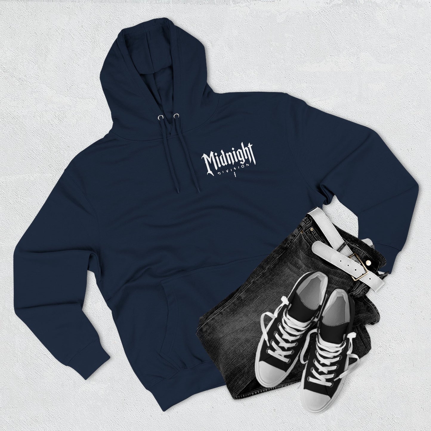 Midnight Division Hoodie – 'Operating After Dark' Graphic Pullover