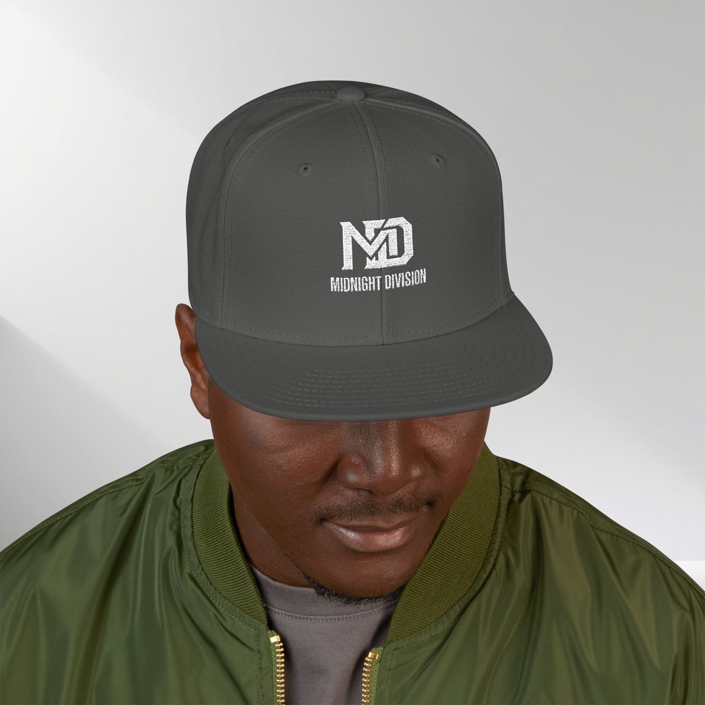 Embroidered Snapback Hat