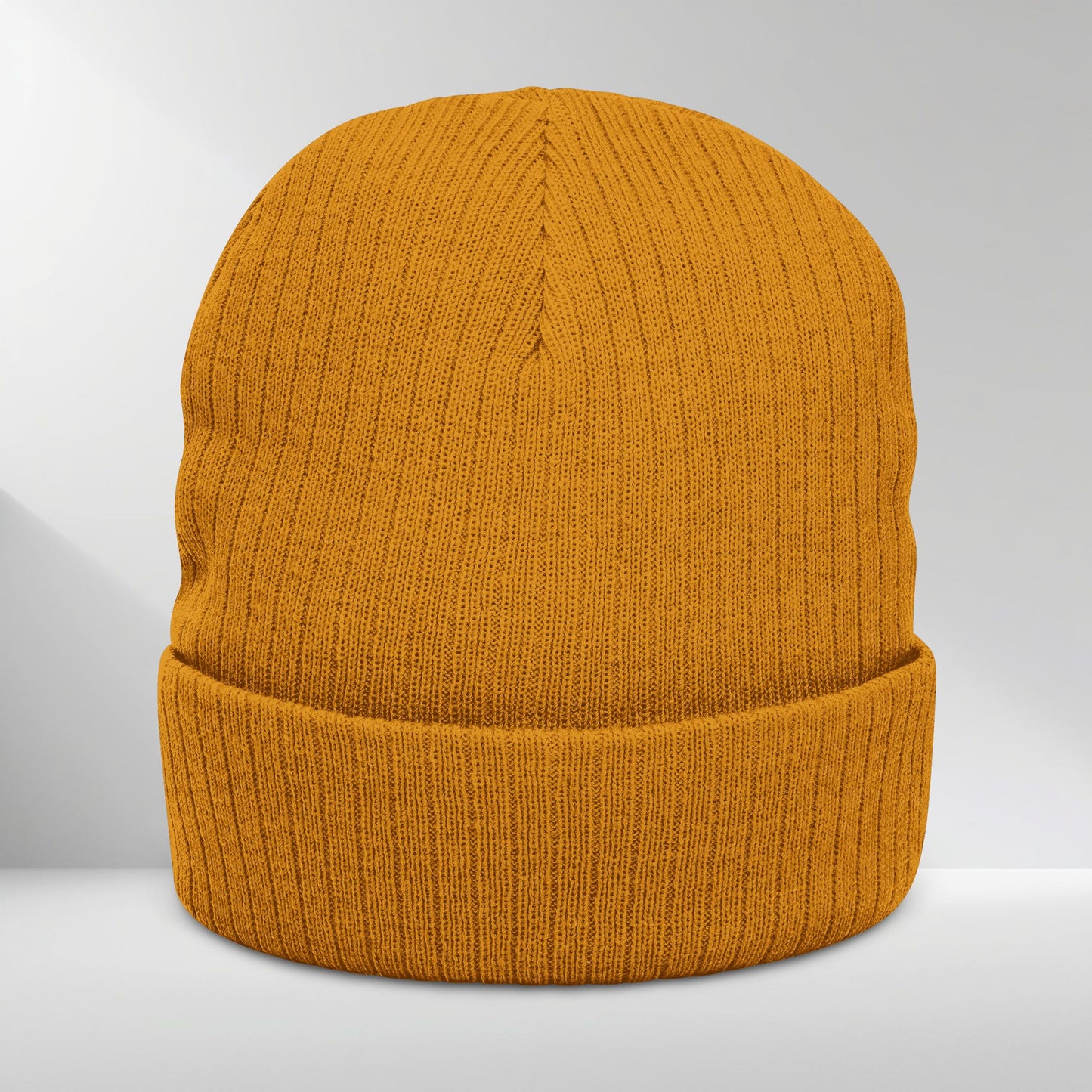 Ribbed Knit Beanie (Embroidery)