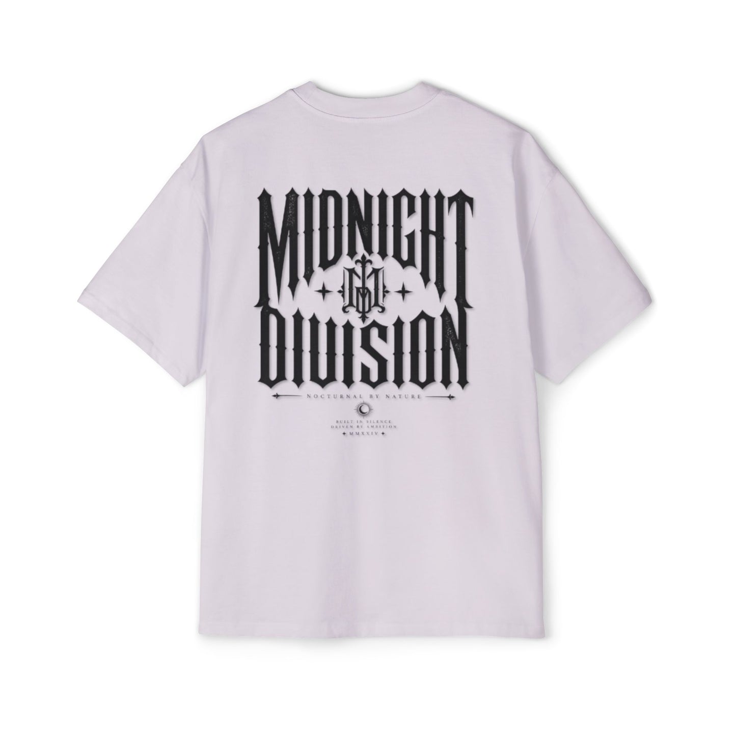 Midnight Division Graphic Tee — Men's Oversized Streetwear T-Shirt