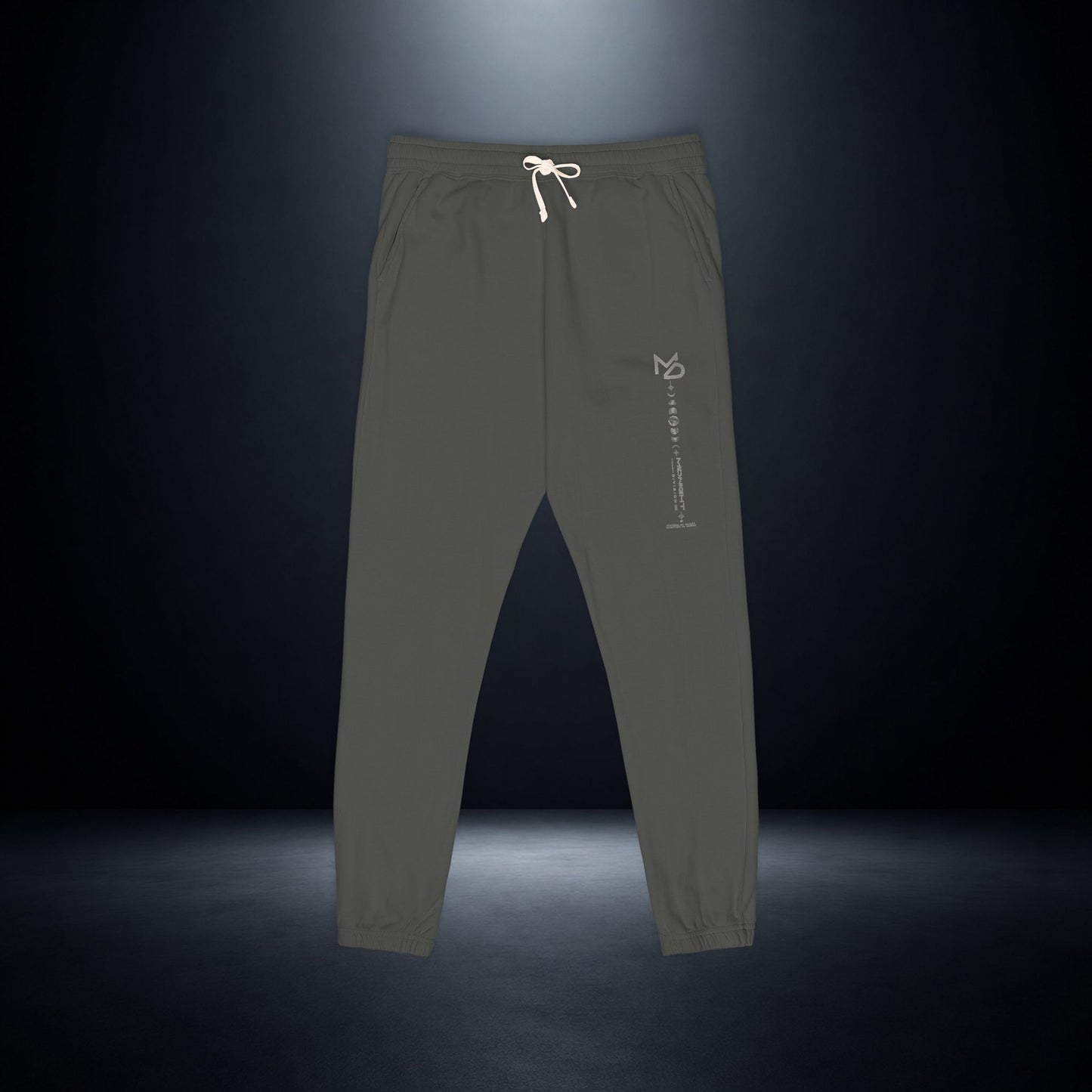 Unisex Garment-Dyed Fleece Sweatpants