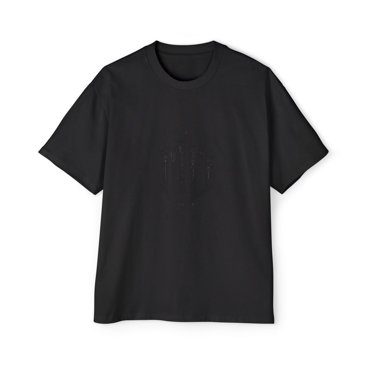 Midnight Division Graphic Tee — Men's Band-Style Oversized T-Shirt