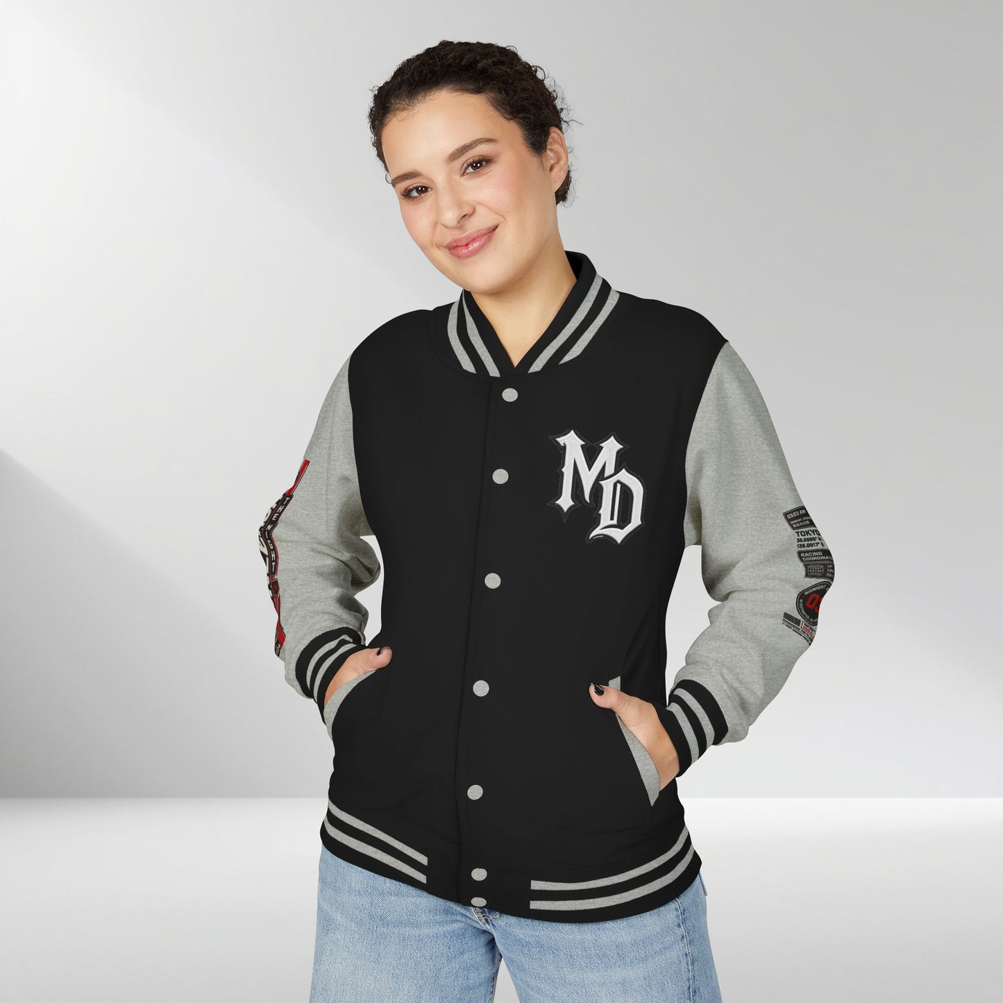 Midnight Division Racing Letterman Jacket