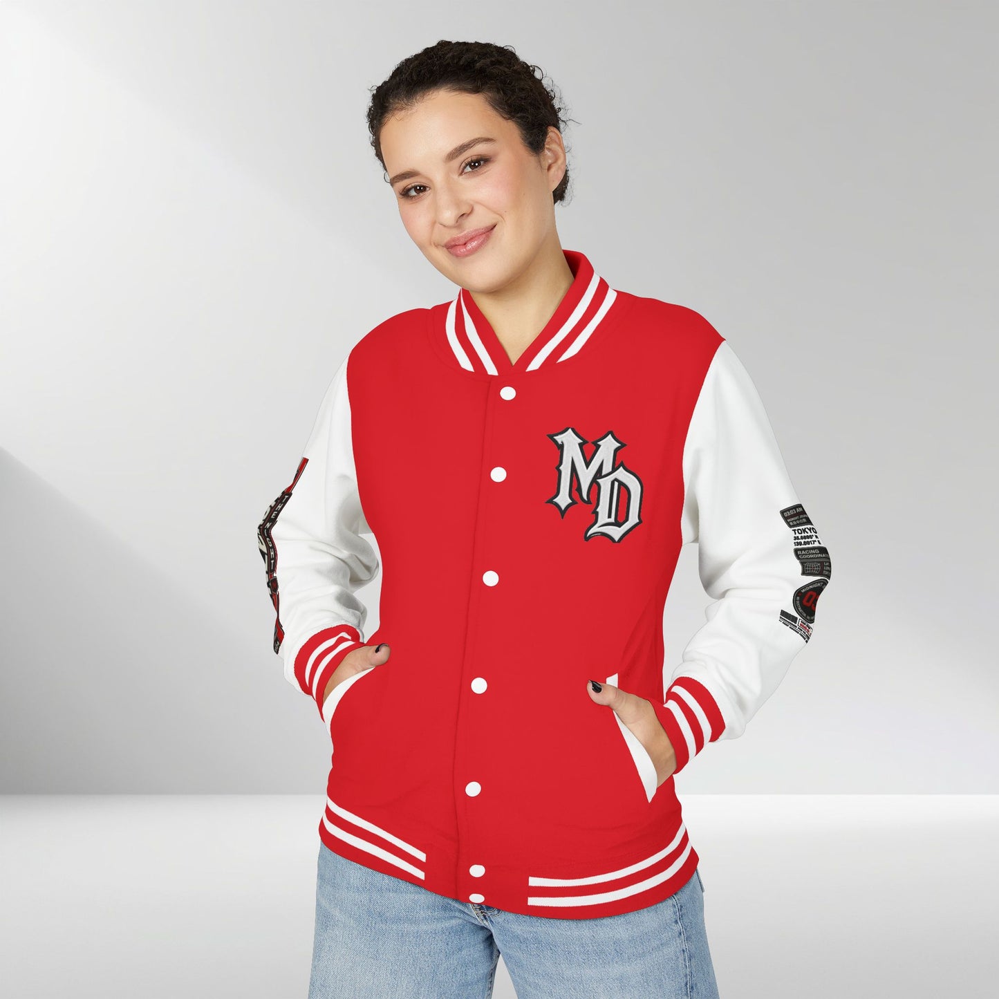 Midnight Division Racing Letterman Jacket