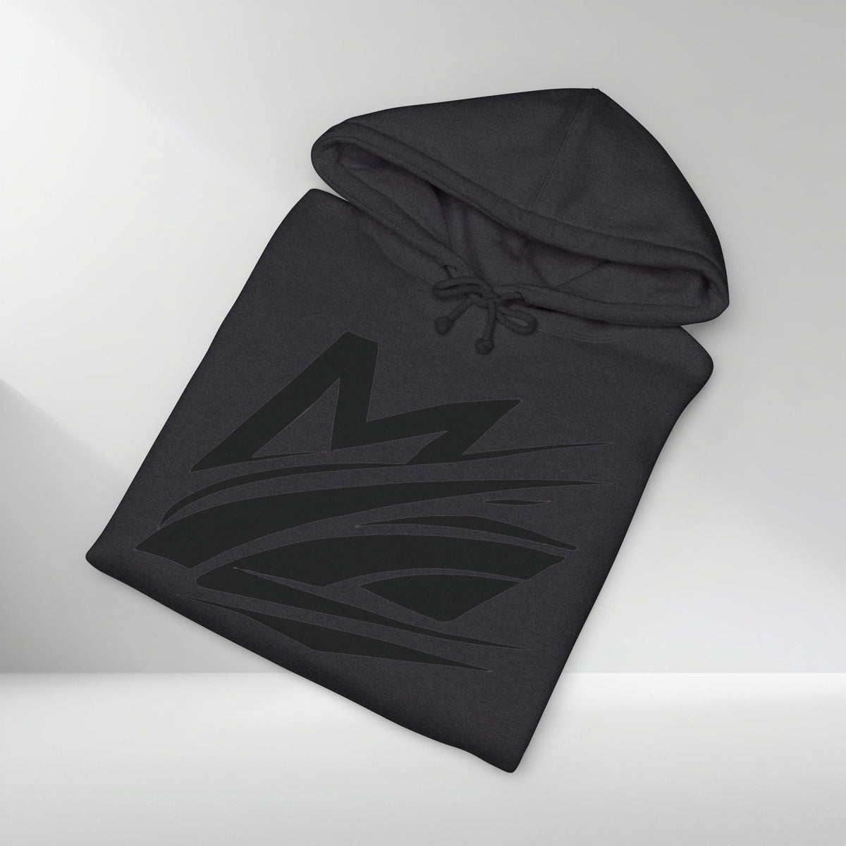 Abstract Wave Emblem Hoodie - MIDNIGHT DIVISION