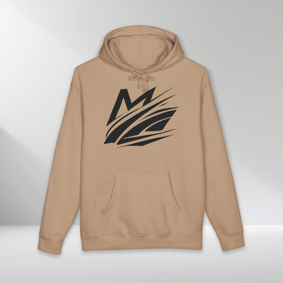 Abstract Wave Emblem Hoodie - MIDNIGHT DIVISION