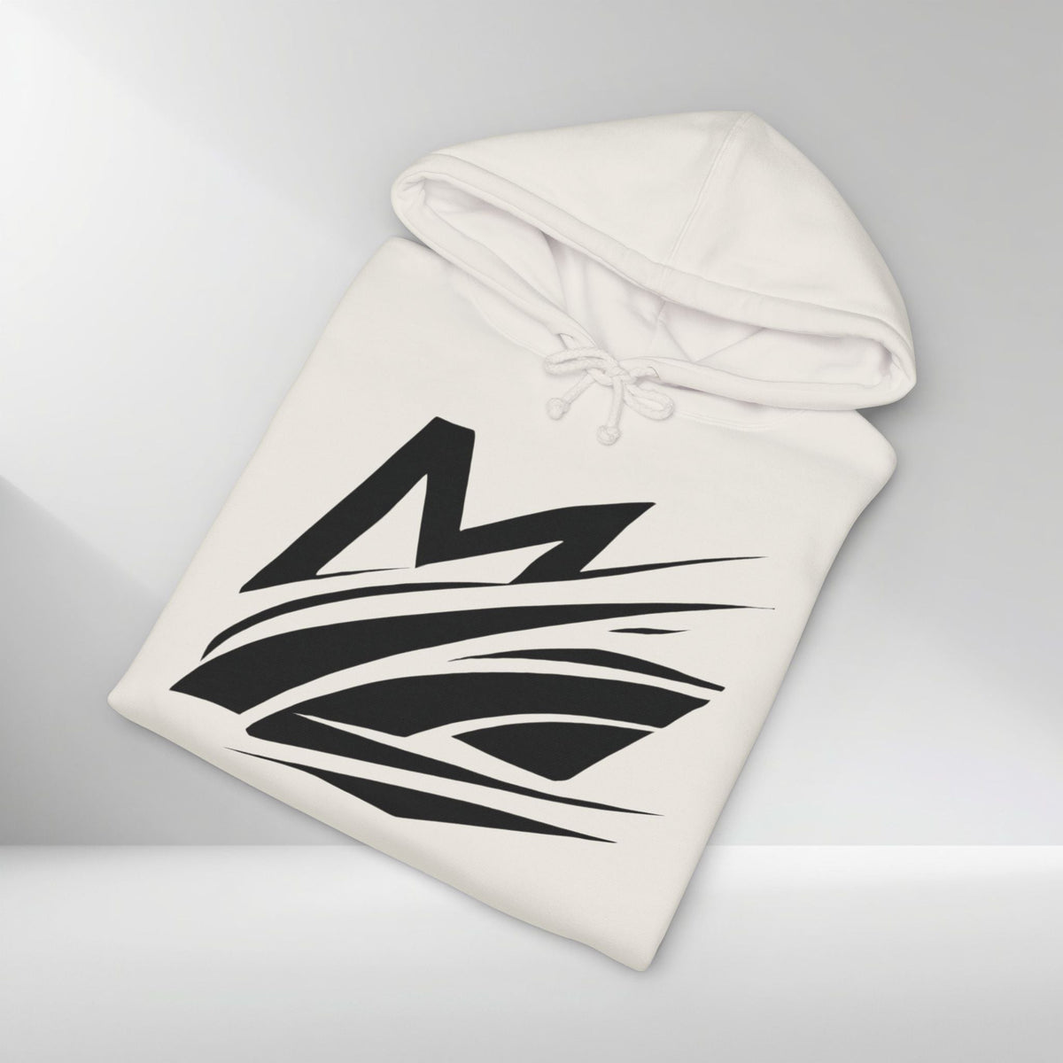 Abstract Wave Emblem Hoodie - MIDNIGHT DIVISION