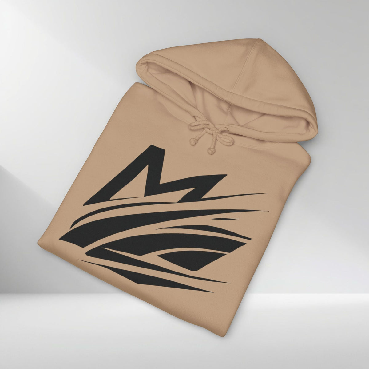 Abstract Wave Emblem Hoodie - MIDNIGHT DIVISION