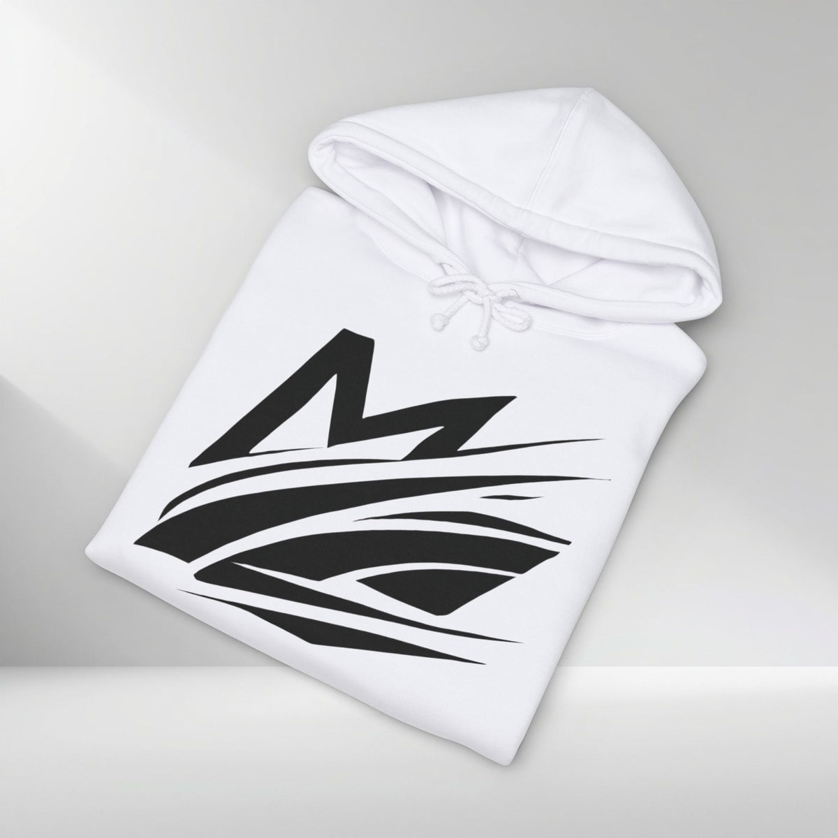Abstract Wave Emblem Hoodie - MIDNIGHT DIVISION