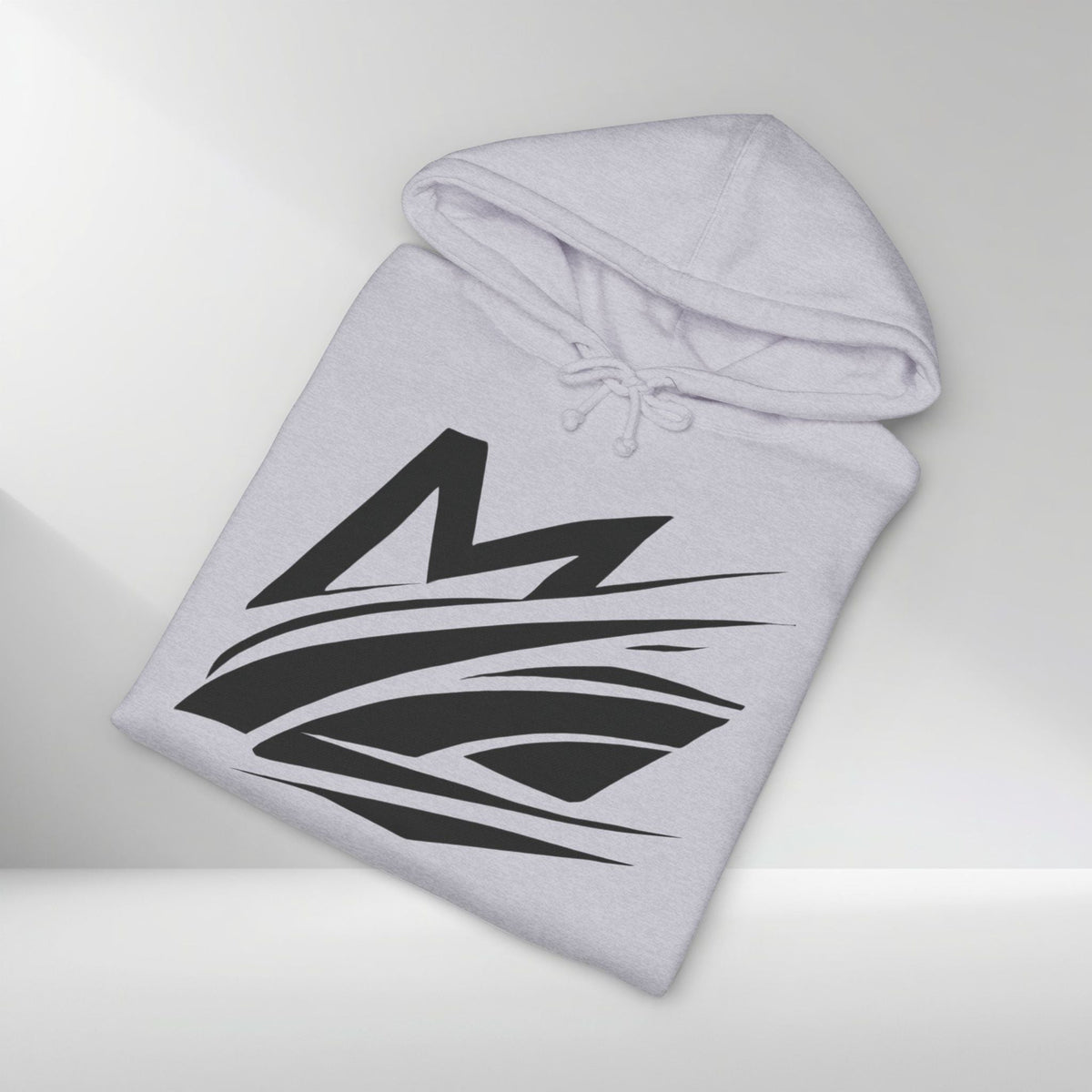 Abstract Wave Emblem Hoodie - MIDNIGHT DIVISION